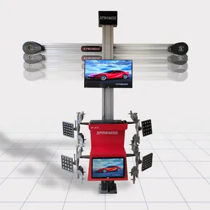 Le faisceau de la caméra déplace automatiquement l'alignement des roues 3D