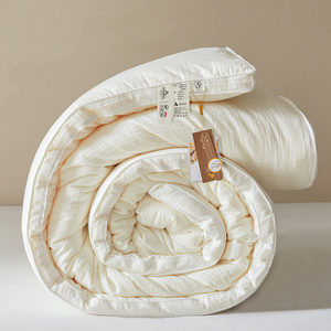 Housse <span class=keywords><strong>de</strong></span> couette en coton <span class=keywords><strong>de</strong></span> qualité supérieure pour mère et bébé, épaisse et chaude, avec garnissage en fibres <span class=keywords><strong>de</strong></span> soja, personnalisable, pour hôtels et chambres, textile. - Product Image 2