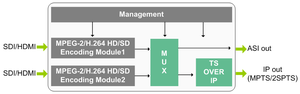 2 canaux H264 Hd Ip Live <span class=keywords><strong>Streaming</strong></span> Encodeur Vidéo - Product Image 5