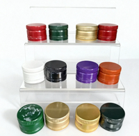 Capsules ROPP en aluminium-plastique colorées anti-vol de 31,5x24mm avec bec verseur en plastique pour huile d'olive/alimentaire, prêtes à être expédiées