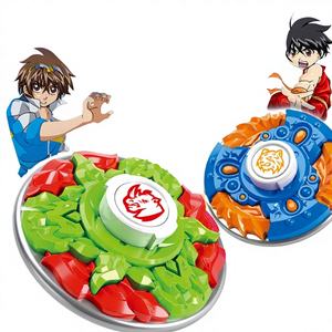 Nouveau style Frenzy Battle Soul Spinning Big Free-for-All, jouet sonore en plastique pour ensemble de cordes à tirer double face, 0-24 mois, garçons - Product Image 1