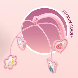 2025 filles nouvelle maison de jeu bébé poupée <span class=keywords><strong>lit</strong></span> de couchage jouet Mini poupée rose <span class=keywords><strong>lit</strong></span> de couchage accessoires jouet - Product Image 2