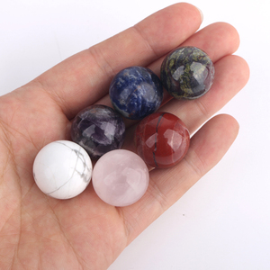 Wholesale Natural <b>Crystal</b> <b>Ball</b> 2cm Rose Quartz Amethyst Obsidian Mini Sphere for Healing - Product Image 6