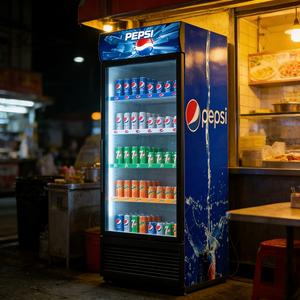 Equipo de Refrigeración Comercial de 3 Puertas, Refrigerador Vertical, <span class=keywords><strong>Vitrina</strong></span> Refrigerada, Refrigerador Usado en Supermercados, Congelador Comercial - Product Image 3