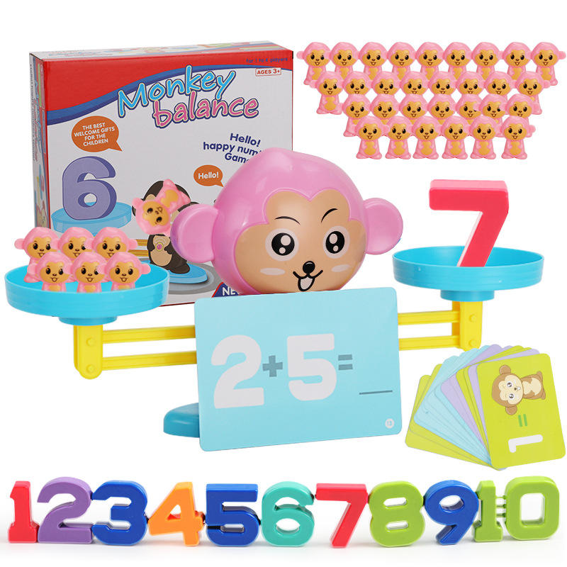 Monkey Balance Game Educational Math Toy for Kids