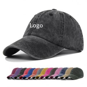 Factory Customized Embroidery 3D Logo Dad Hat Unstructured Suede <b>Plain</b> Wholesale 100% Washed <b>Baseball</b> <b>Cap</b> - Product Image 1