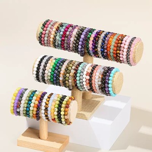 Offre Spéciale – Bracelets en Cristal Naturel de Haute Qualité 8mm, Matériaux Mixtes, pour l'Équilibre Énergétique – <span class=keywords><strong>Prix</strong></span> de Gros - Product Image 2