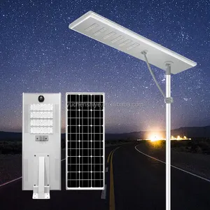 500ワットソーラーパワー街路照明ランプ50w200w農村リチウム電池ソーラー街路灯の製造