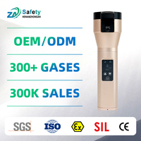 ZhongAn S350HS Tipo de linterna Instrumento de telemetría de metano láser CH4 LEL EX Detector de gas Uso a larga distancia