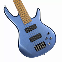 Good Quality 5 String Electric Bass Guitar L-B3-5 with Die-cast Tuners Roasted Maple Fingerboard for Wholesale