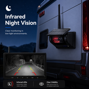 Telecamera Posteriore Wireless AI Mobile WiFi AHD 1080P per Auto con Magnete, <span class=keywords><strong>Batteria</strong></span> Integrata da 9600mAh, Impermeabile, Visione Notturna e Controllo tramite App - Product Image 4