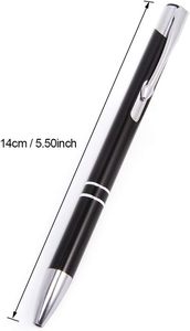 Stylo bille personnalisé en métal de haute qualité pour entreprise, gravure couleur personnalisée, promotion, sport, gravure laser du logo - Product Image 2