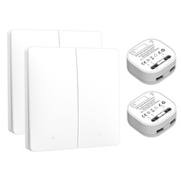 KLASS Standard Tuya Smart Life Touch Switch USA Contrôle tactile intuitif Expérience de maison intelligente sans effort American 433 PC 220V 1G