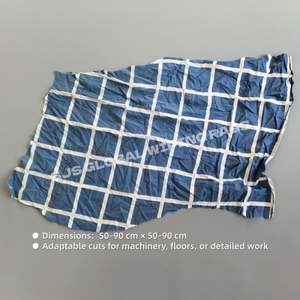 Trapos de Limpieza Ecológicos de Algodón Puro para Uso Industrial Marino, 40-60 cm, 10 kg de Trapos de Lona Mixta para Limpieza - Product Image 3