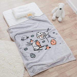Sábana de Franela para Bebés y Niños, Tejida, 100% Poliéster, 200 Hilos, Ecológica, Antibacteriana, Antiestática, Estilo Americano, con Diseño de Animales - Product Image 2