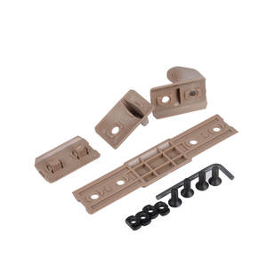 LAMBUL ML מרקם נגד החלקה כיסוי מסילות ניילון סט תושבת קליפס מגן יד מגן שחור/חום ציד ספורט בחוץ - Product Image 5