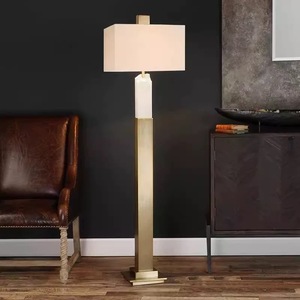 Lampe sur pied rétro américaine en <span class=keywords><strong>travertin</strong></span>, décoration de salon, chambre à coucher, côté canapé, design simple - Product Image 2