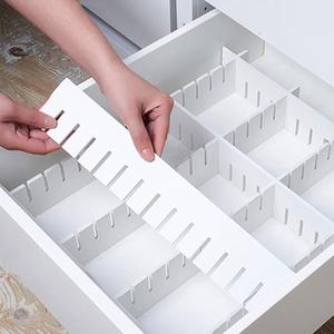 10 pièces 15.75 \ "x 3.55 \" diviseurs de tiroirs épais grande commode réglable bricolage organisateur séparateur pour vêtements bureau bureau support - Product Image 1