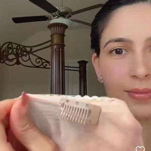 Mylulu Черный Коричневый Золотой Цвет 3,6 см 10 зубов парик для наращивания волос из нержавеющей стали защелкивающие зажимы с защитной булавкой - Product Image 2