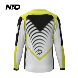 Maillot <span class=keywords><strong>de</strong></span> VTT pour homme à séchage rapide et respirant, anti-transpiration, léger, pour le cyclisme en descente, personnalisable OEM - Product Image 3
