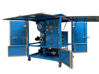 HOPU Nouvelle Machine de Filtration d'Huile Mobile FR3 Triphasée 8 Gallons Unité de Traitement d'Huile de Transformateur