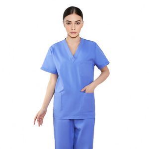 Uniformes Médicos para Hospital, Traje Médico para Doctor, Conjunto de Uniforme Quirúrgico para Mujer con Tela Elástica de Última Generación - Product Image 1
