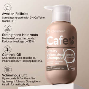 شامبو نوموفاكسين بيور فيتاليتي: خالٍ من الكبريتات والسيليكون، محفز للشعر بالكافيين - Product Image 1