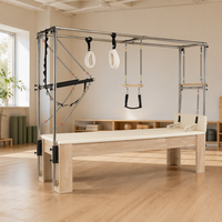 Table de Pilates en bois d'érable pour entraînement commercial en studio, exercices corporels, logo personnalisé, fabricant OEM