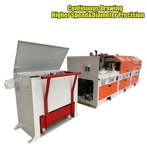 Cina orizzontale ad alto tenore di carbonio in acciaio rame alluminio trafilatura macchina con <span class=keywords><strong>disegno</strong></span> rotante muore per il filo di saldatura - Product Image 2