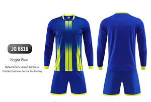 Conjunto de Uniforme de Fútbol Personalizado de Manga Larga para Niños, Uniforme de Equipo para Adultos, Camiseta de Entrenamiento Estampada - Product Image 4