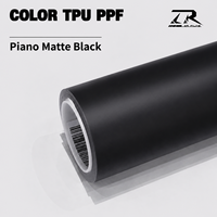 Película Protectora para Automóviles ZIRUI Piano, Negra Mate, TPU, Autoregenerable, Resistente a los Rayos UV y a los Arañazos, Resistente al Amarilleamiento, Decoración Exterior para Automóviles