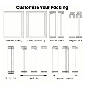 YH垂直オーガー単列丸角サシェバー5g 3g 20g電解質ビタミンコラーゲン粉末包装機 - Product Image 3