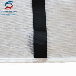 Coperta antincendio Suihua <span class=keywords><strong>1.2m</strong></span> X 1.8m in fibra di vetro resistente al calore coperta antincendio con Logo personalizzabile bianco - Product Image 3