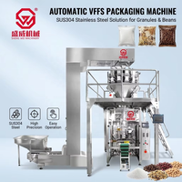 Machine d'emballage automatique Envasadora pour aliments surgelés, fruits de mer, crevettes, équipement de remplissage et de scellage vertical VFFS haute vitesse