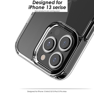 LIEKO <span class=keywords><strong>Coque</strong></span> de téléphone TPU transparente et transparente pour iPhone 12 13 14 15 16 Pro Max antichoc - Product Image 4