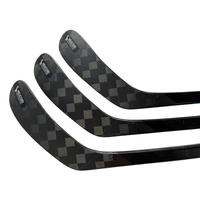 Palo de hockey sobre hielo de fibra de carbono ZENK con nombre y número personalizados, diseño envolvente completo con impresión UV, flex 20-105, cuchilla PM9.