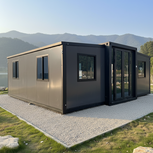 บ้านสำเร็จรูปขนาดเล็ก 40 ฟุต 30 ฟุต 20 ฟุต แบบขยายได้ บ้านคอนเทนเนอร์สำเร็จรูป บ้านวิลล่าสำเร็จรูป สองห้องนอน บ้านโมดูลาร์ โรงยิม ซูเปอร์มาร์เก็ต - Product Image 1