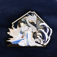 Insignes d'épingles en émail avec logo personnalisé en gros Thème animal en bronze pour épinglette Épingles en émail doux et dur imprimées UV du fabricant