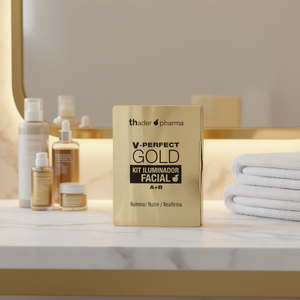 Kit Iluminador Facial V-Perfect Gold de Thader Pharma A+B - Product Image 3