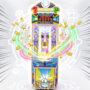 Macchina da Gioco Arcade FUNSPACE Magic Drop, Gioco di Abilità con Palle Colorate, Tabellone da Bingo, Funzionamento a Monete - Product Image 1