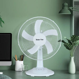 Ventilateur de table solaire de 16 pouces avec batterie rechargeable de 10000 mAh, panneau solaire haute efficacité de 12 W, ventilateur de bureau à 3 vitesses avec port USB - Product Image 2