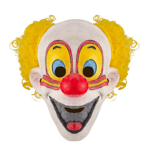 2025 máscara de Halloween cabeza de látex payaso sonrisa mueca para Bar traje de baile recargable para Navidad fiestas de cumpleaños Pascua - Product Image 1
