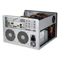 TOPLOONG NAS-08 8 Bay Vertical NAS Case Micro ATX DIY Home Network Storage Server Chassis
