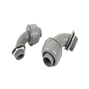 Coude en <span class=keywords><strong>PVC</strong></span> YOD pour entrepreneur en CVC avec raccord métallique NPT 3/4 pour système électrique, connecteur <span class=keywords><strong>de</strong></span> conduit flexible étanche à 90 degrés - Product Image 4