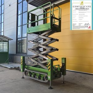 Sollevatore a forbice Mobile a forbice a binario idraulico con piattaforma di lavoro cingolata a forbice per operazioni irregolari a terra - Product Image 6