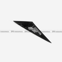 EPR Hyundai Elantra 21 (2021-) Aileron de fenêtre arrière - Aileron latéral Shark Vent (type OE pré-lifting) Noir brillant ABS Facile à installer