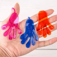 Manos Elásticas Pegajosas de Colores, Juguetes Nostálgicos para Aliviar el Estrés, Plástico Clásico de 20x5cm, Unisex, Regalo para Niños de 5 a 7 Años
