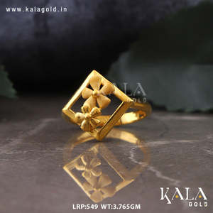 Anillo de oro clásico ligero, diseño elegante para oficina, boda, fiesta y ropa de compromiso, regalo de aniversario perfecto, joyería - Product Image 2