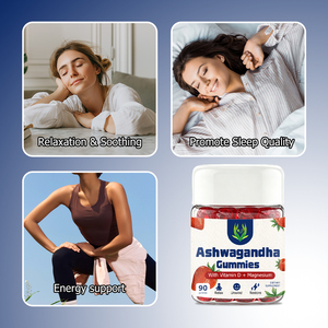 Gomitas de Ashwagandha de Marca Privada OEM/ODM, Suplemento Dietético con Vitamina D+Magnesio, Promueve la Calidad del Sueño - Product Image 3