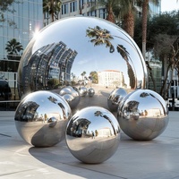 Nouvelles boules disco argentées en PVC gonflable, sphère géante brillante chromée à suspendre pour la décoration d'événements, de fêtes de Noël, DLGZG